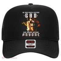 He Who Kneels Before God Can Stand Before Anyone Hat thumb 0