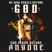 He Who Kneels Before God Can Stand Before Anyone Kids T-Shirt thumb 4