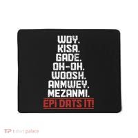 Haiti Woy Kisa Gade Funny Haitian Pride Flag Mousepad thumb 0