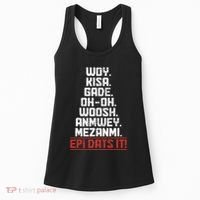 Haiti Woy Kisa Gade Funny Haitian Pride Flag Women's Tank Top thumb 0