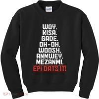 Haiti Woy Kisa Gade Funny Haitian Pride Flag Kids Sweatshirt thumb 0