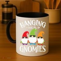 Hanging With My Gnomies Gnomes Christmas Squad Coffee Mug thumb 4