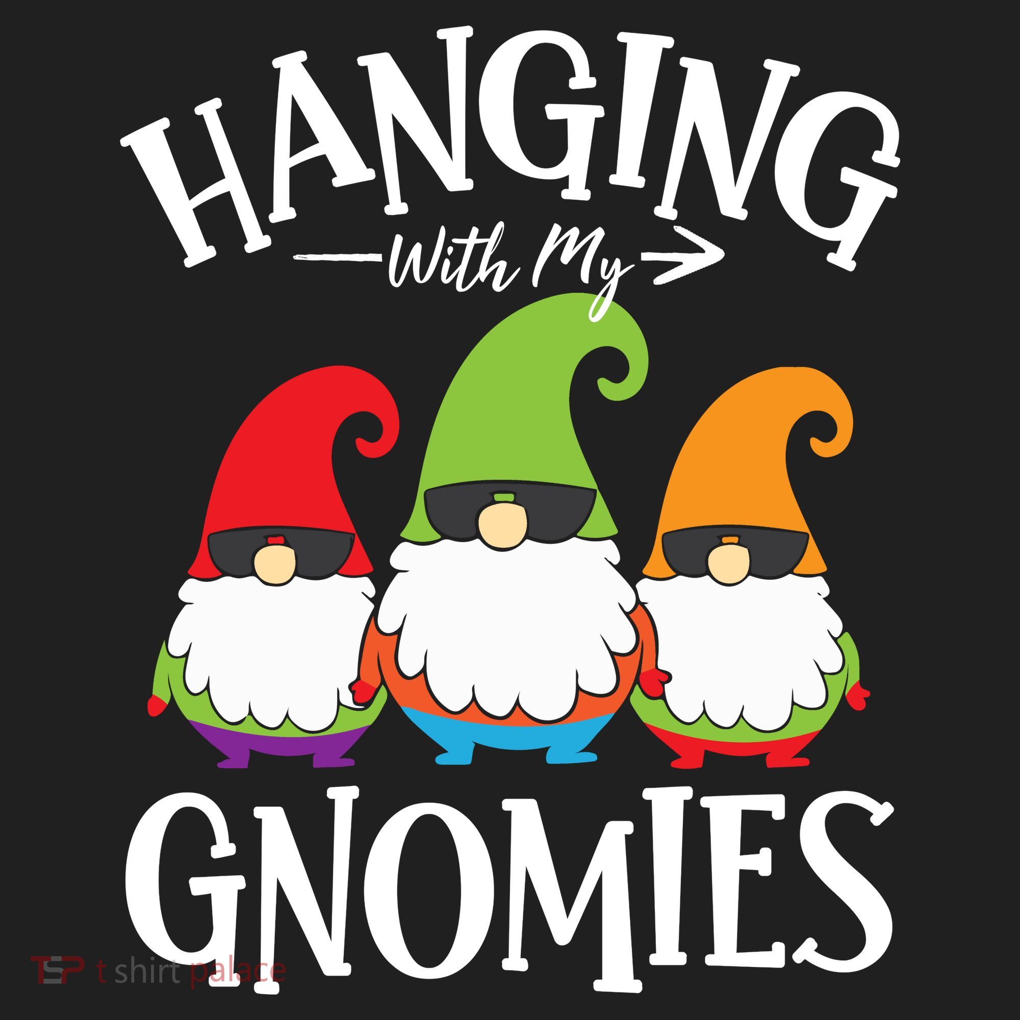 Hanging With My Gnomies Gnomes Christmas Squad Tumbler