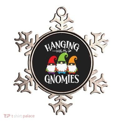 Hanging With My Gnomies Gnomes Christmas Squad Ornament