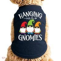 Hanging With My Gnomies Gnomes Christmas Squad Doggie Tank thumb 0