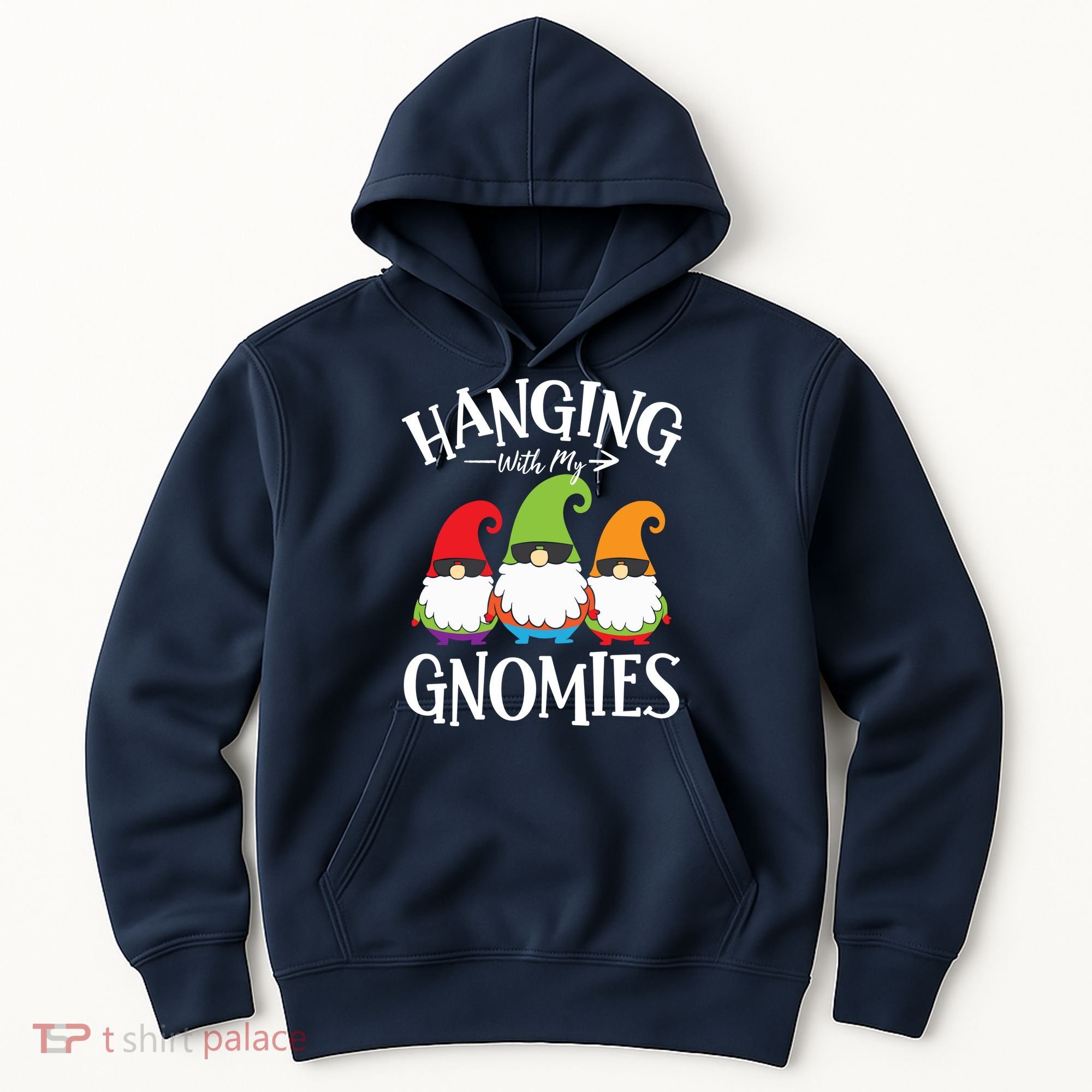 Hanging With My Gnomies Gnomes Christmas Squad Hoodie