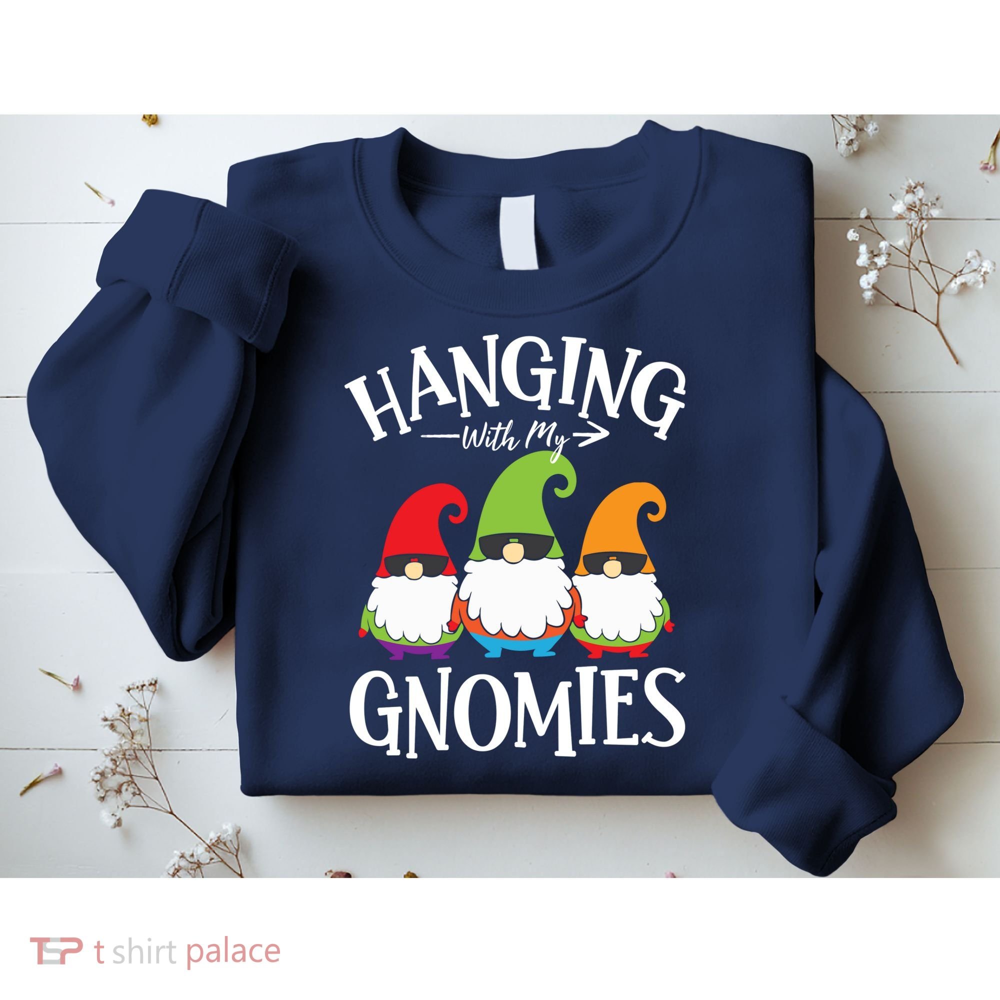 Hanging With My Gnomies Gnomes Christmas Squad Sweatshirt