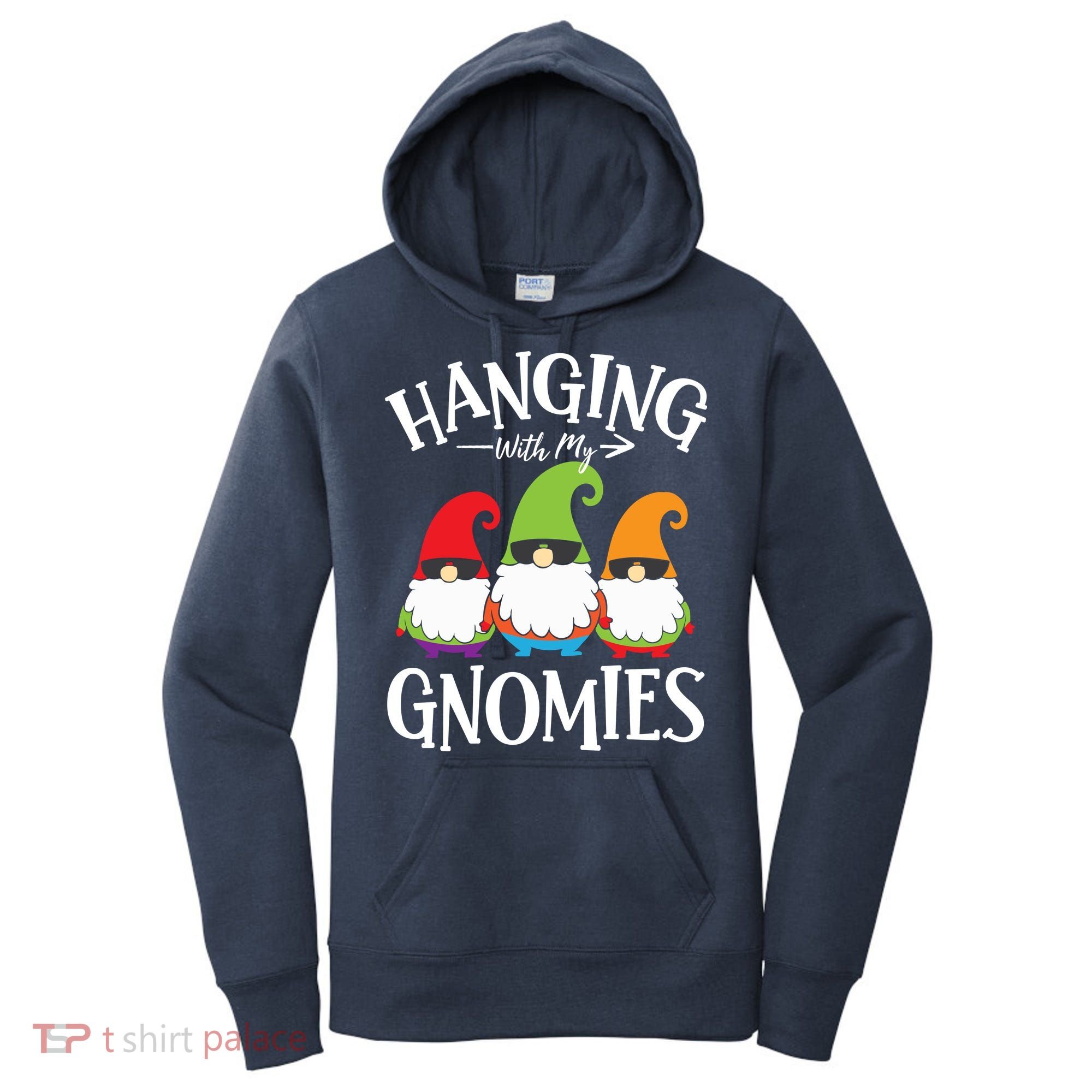 Hanging With My Gnomies Gnomes Christmas Squad Women's Hoodie