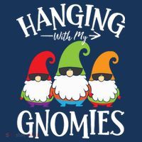 Hanging With My Gnomies Gnomes Christmas Squad Women's Tank Top thumb 5