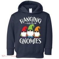 Hanging With My Gnomies Gnomes Christmas Squad Toddler Hoodie thumb 0
