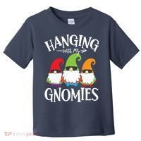 Hanging With My Gnomies Gnomes Christmas Squad Toddler T-Shirt thumb 0