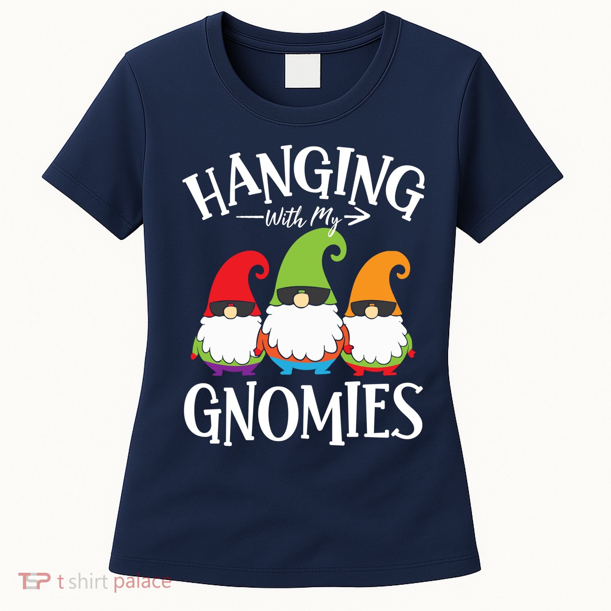 Hanging With My Gnomies Gnomes Christmas Squad Women's T-Shirt