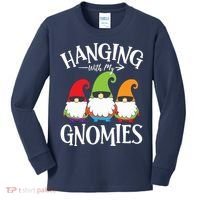 Hanging With My Gnomies Gnomes Christmas Squad Kids Long Sleeve Shirt thumb 0