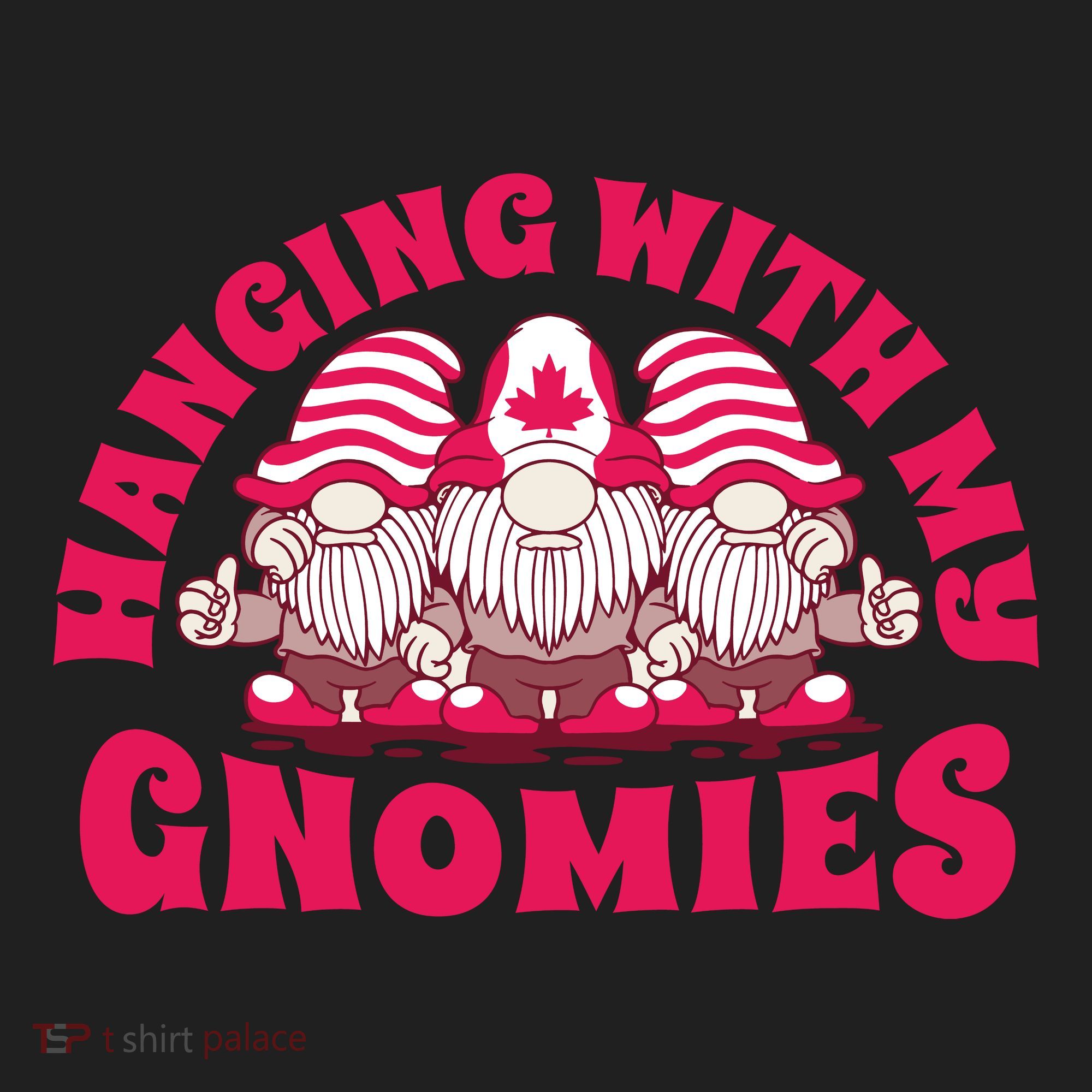 Hanging With My Gnomies Canada Women's Sweatshirt