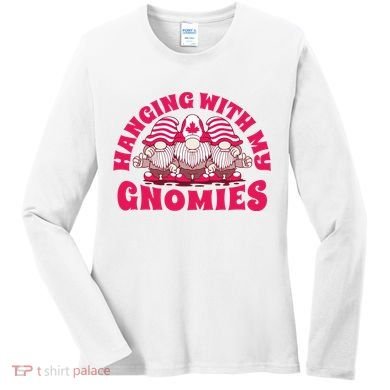 Hanging With My Gnomies Canada Women's Long Sleeve Shirt