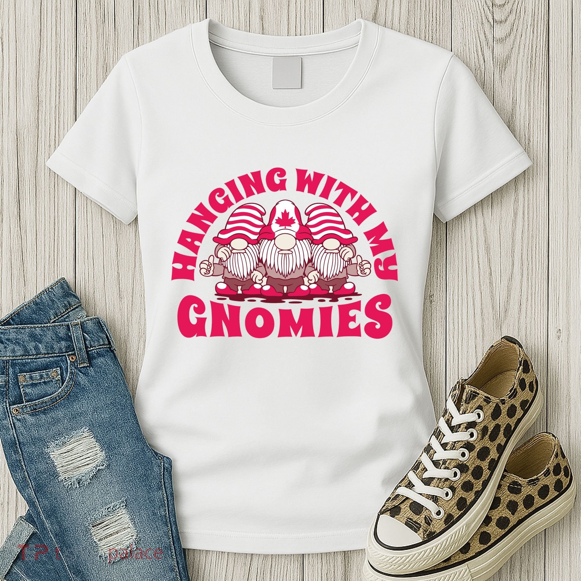 Hanging With My Gnomies Canada Women's T-Shirt
