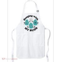 Hanging With My Buds Funny Marijuana Apron thumb 0
