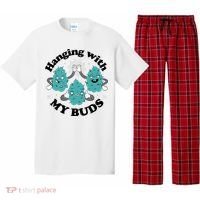 Hanging With My Buds Funny Marijuana Pajama Set thumb 0