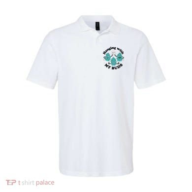 Hanging With My Buds Funny Marijuana Polo