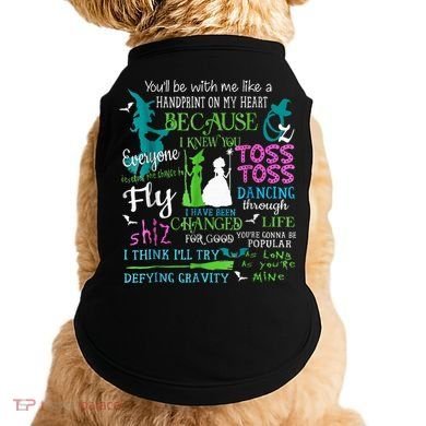 Halloween Wicked Musical Doggie Tank