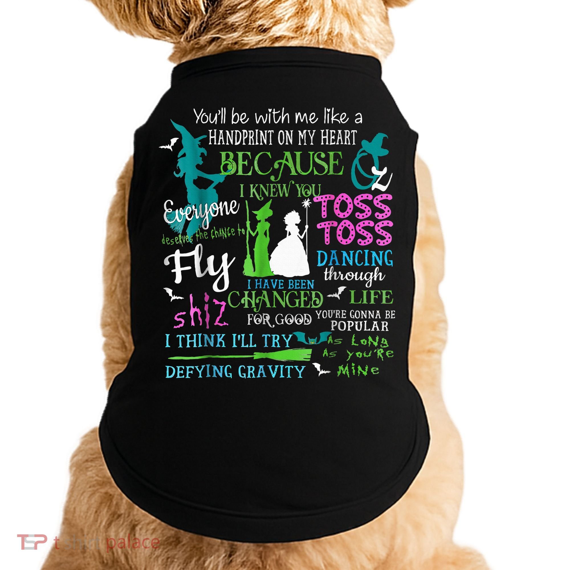 Halloween Wicked Musical Doggie Tank