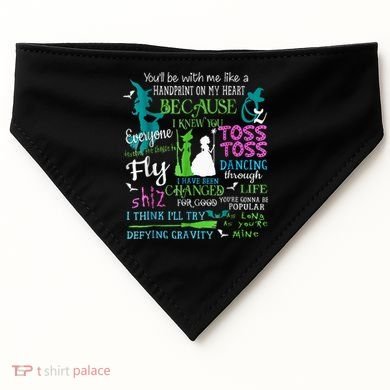 Halloween Wicked Musical USA-Made Doggie Bandana