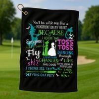 Halloween Wicked Musical Golf Towel thumb 1