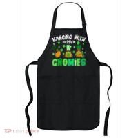 Hanging With My Gnomies Shamrock St Patrick's Day Irish Apron thumb 0