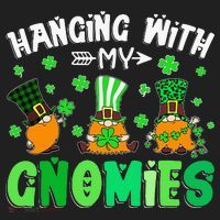 Hanging With My Gnomies Shamrock St Patrick's Day Irish Beanie thumb 2