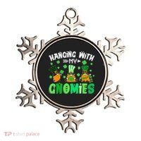 Hanging With My Gnomies Shamrock St Patrick's Day Irish Ornament thumb 0