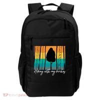 Hiking With My Birches Hilarious Campfire Hiking Funny Gift Backpack thumb 0