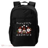 Hanging With My Gnomies Buffalo Red Plaid Christmas Gnome Backpack thumb 0