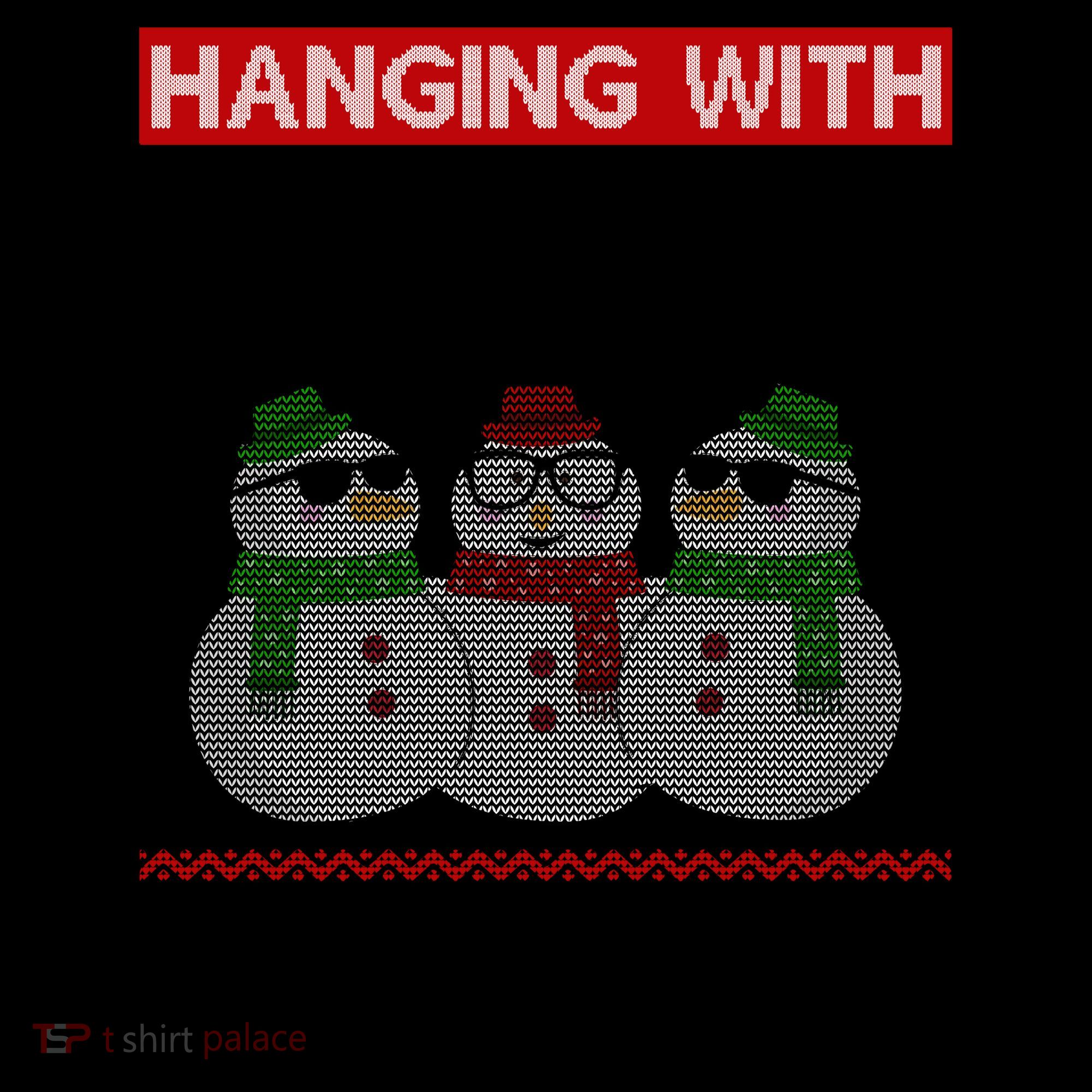 Hanging With My Snowmies Ugly Christmas Coffee Mug