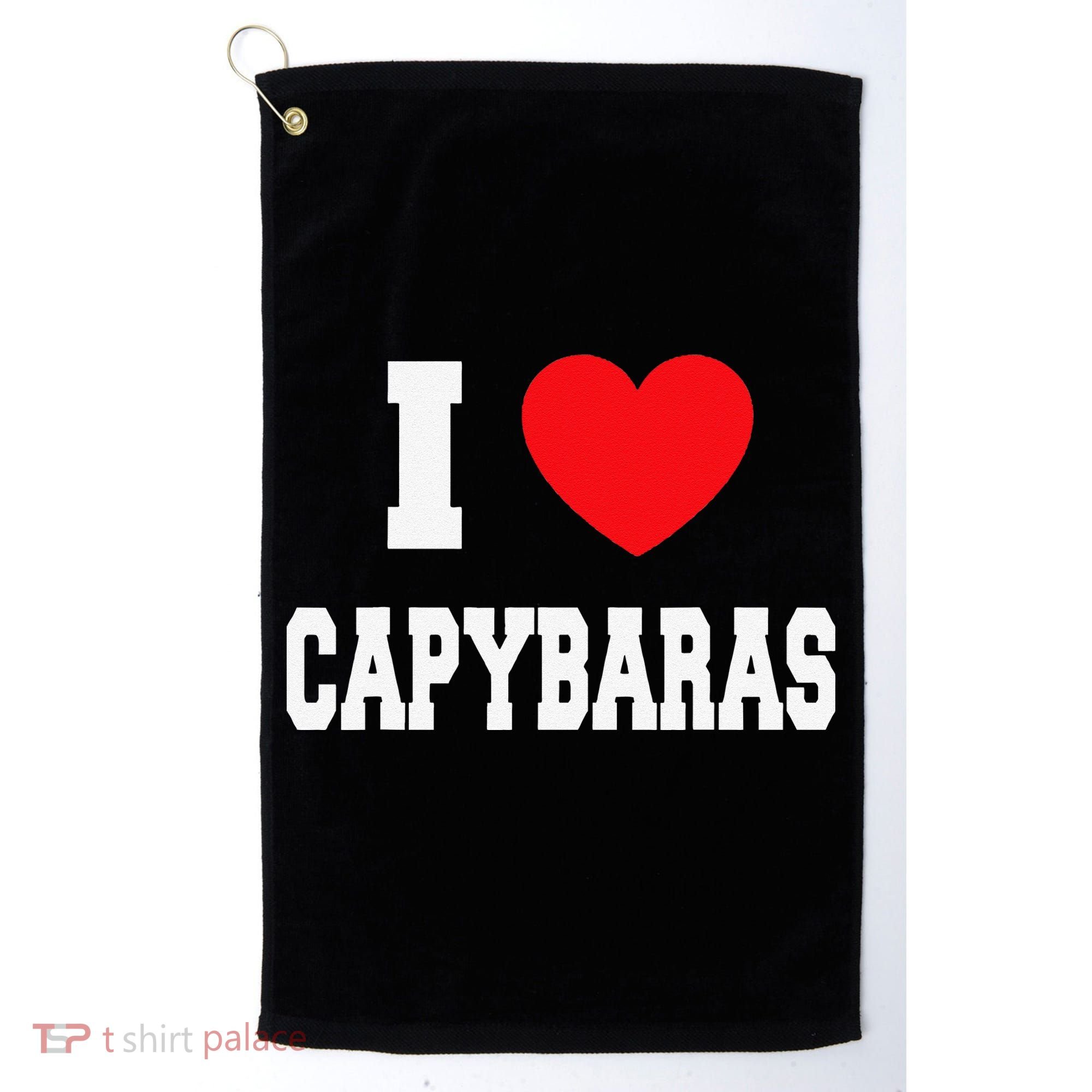 Home Where My Capybaras Gifts for Capybaras Lovers  Golf Towel