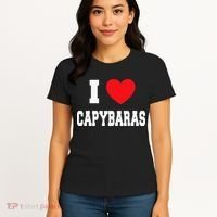Home Where My Capybaras Gifts for Capybaras Lovers  Women's T-Shirt thumb 4