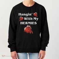 Hangin With My Hermies Funny Hermit Crab Lover Women's Sweatshirt thumb 0