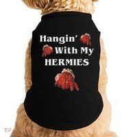 Hangin With My Hermies Funny Hermit Crab Lover Doggie Tank thumb 0