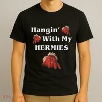Hangin With My Hermies Funny Hermit Crab Lover T-Shirt thumb 3