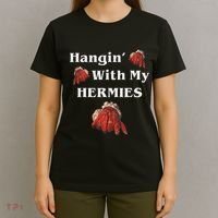 Hangin With My Hermies Funny Hermit Crab Lover T-Shirt thumb 4