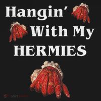 Hangin With My Hermies Funny Hermit Crab Lover Women's Hoodie thumb 2