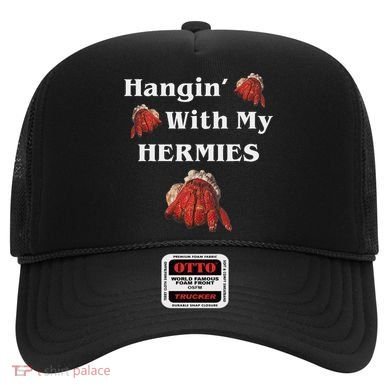 Hangin With My Hermies Funny Hermit Crab Lover Hat