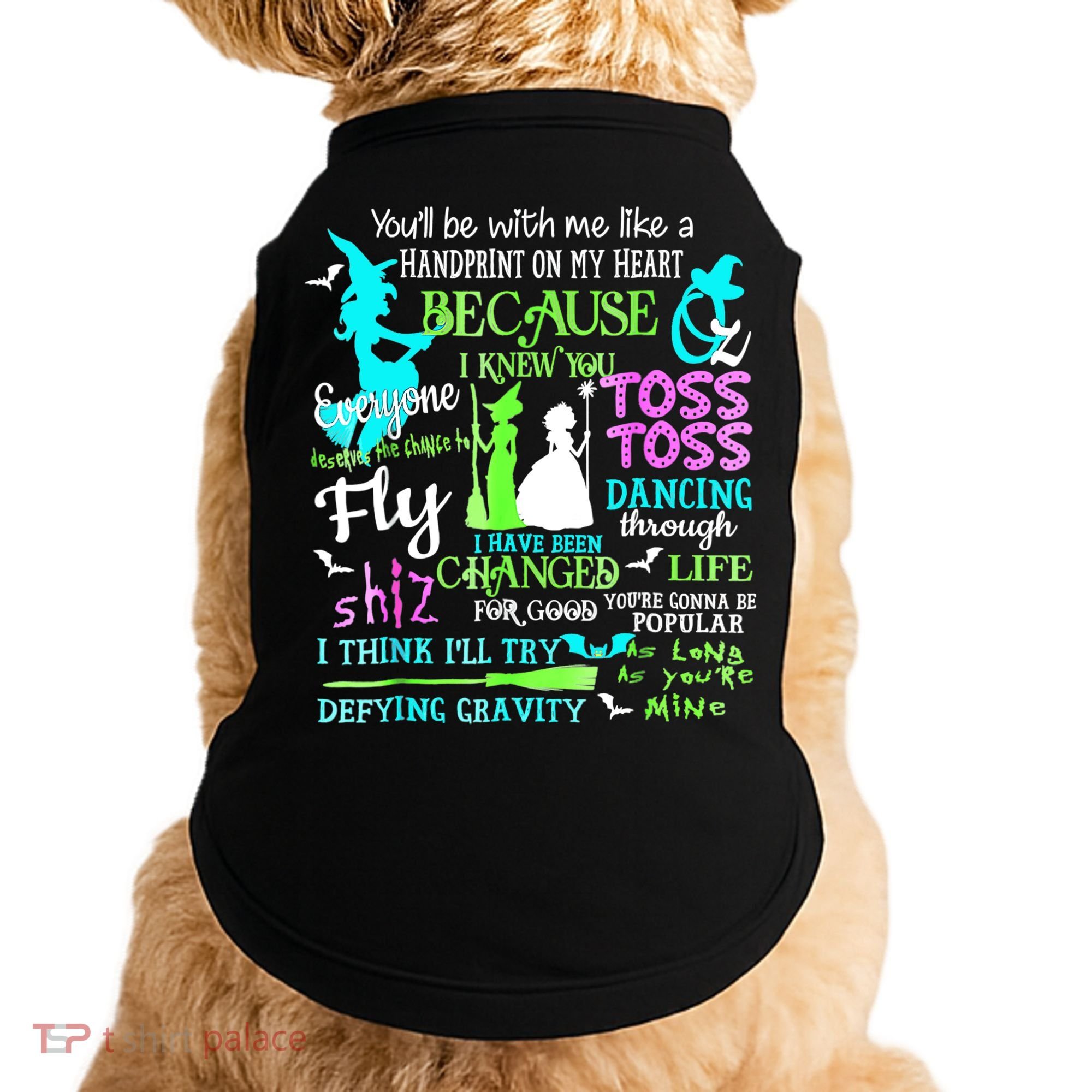 Halloween Wicked Musical Doggie Tank