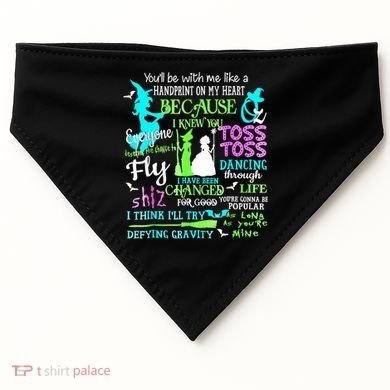 Halloween Wicked Musical USA-Made Doggie Bandana