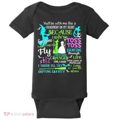 Halloween Wicked Musical Baby Bodysuit