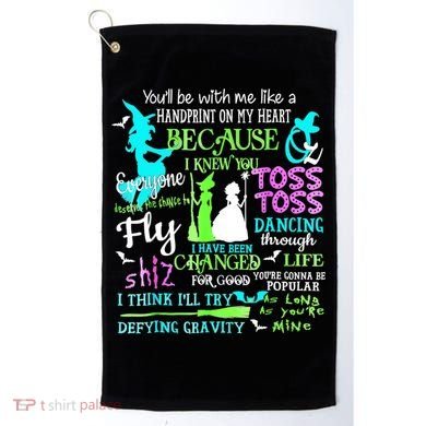 Halloween Wicked Musical Golf Towel
