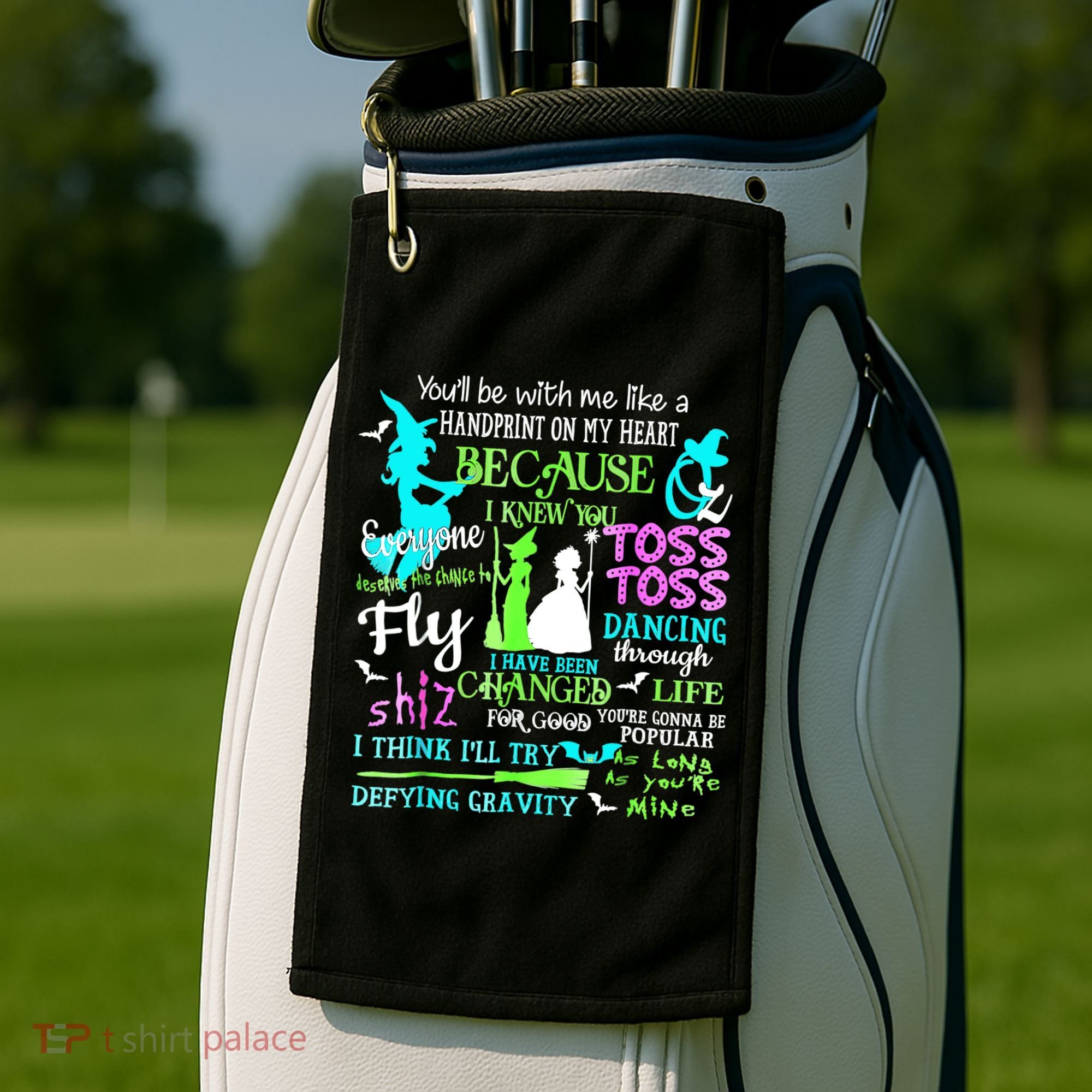 Halloween Wicked Musical Golf Towel