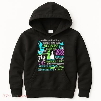 Halloween Wicked Musical Kids Hoodie