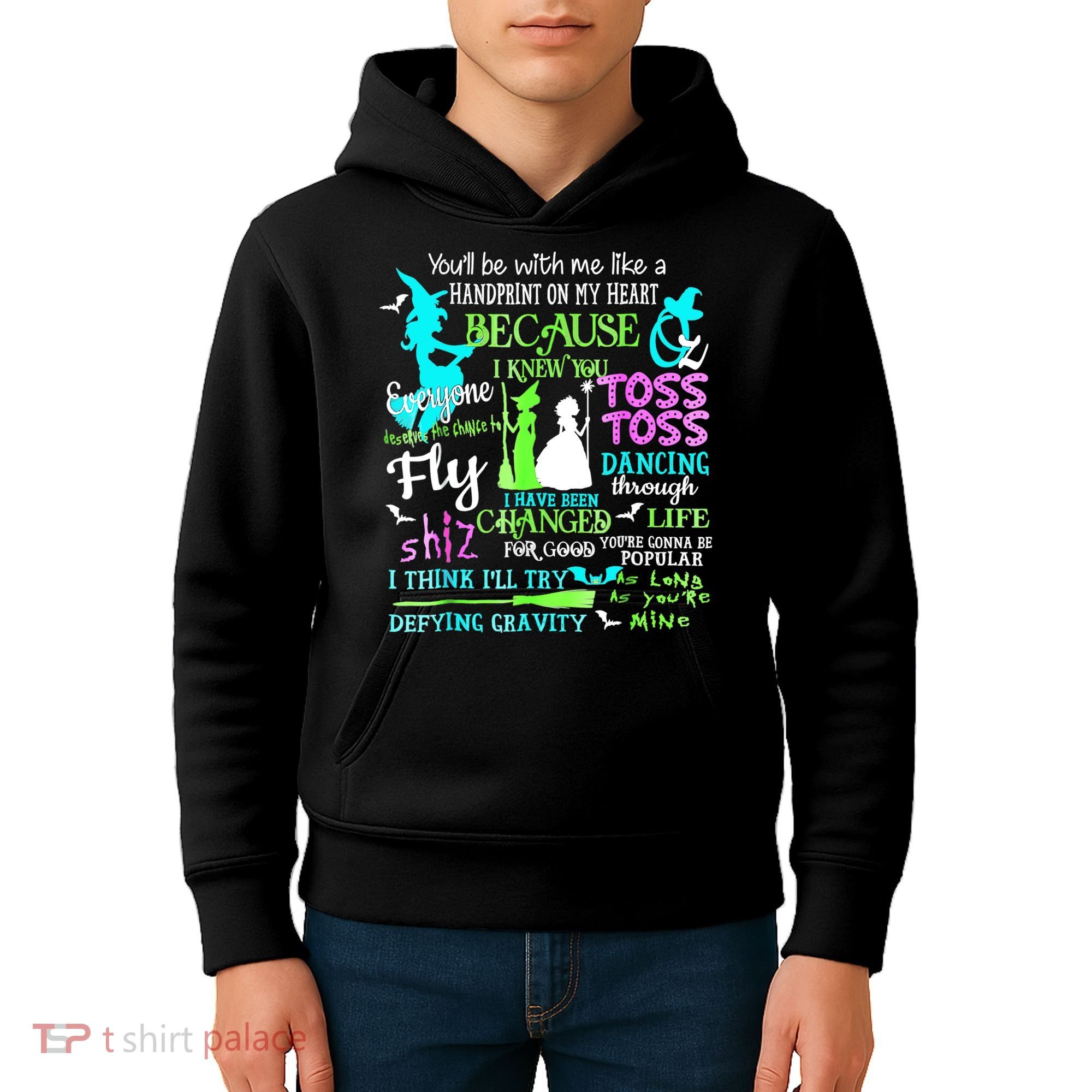 Halloween Wicked Musical Kids Hoodie