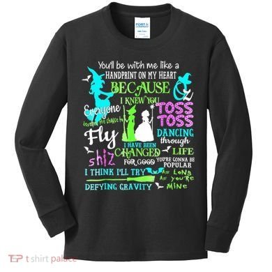 Halloween Wicked Musical Kids Long Sleeve Shirt