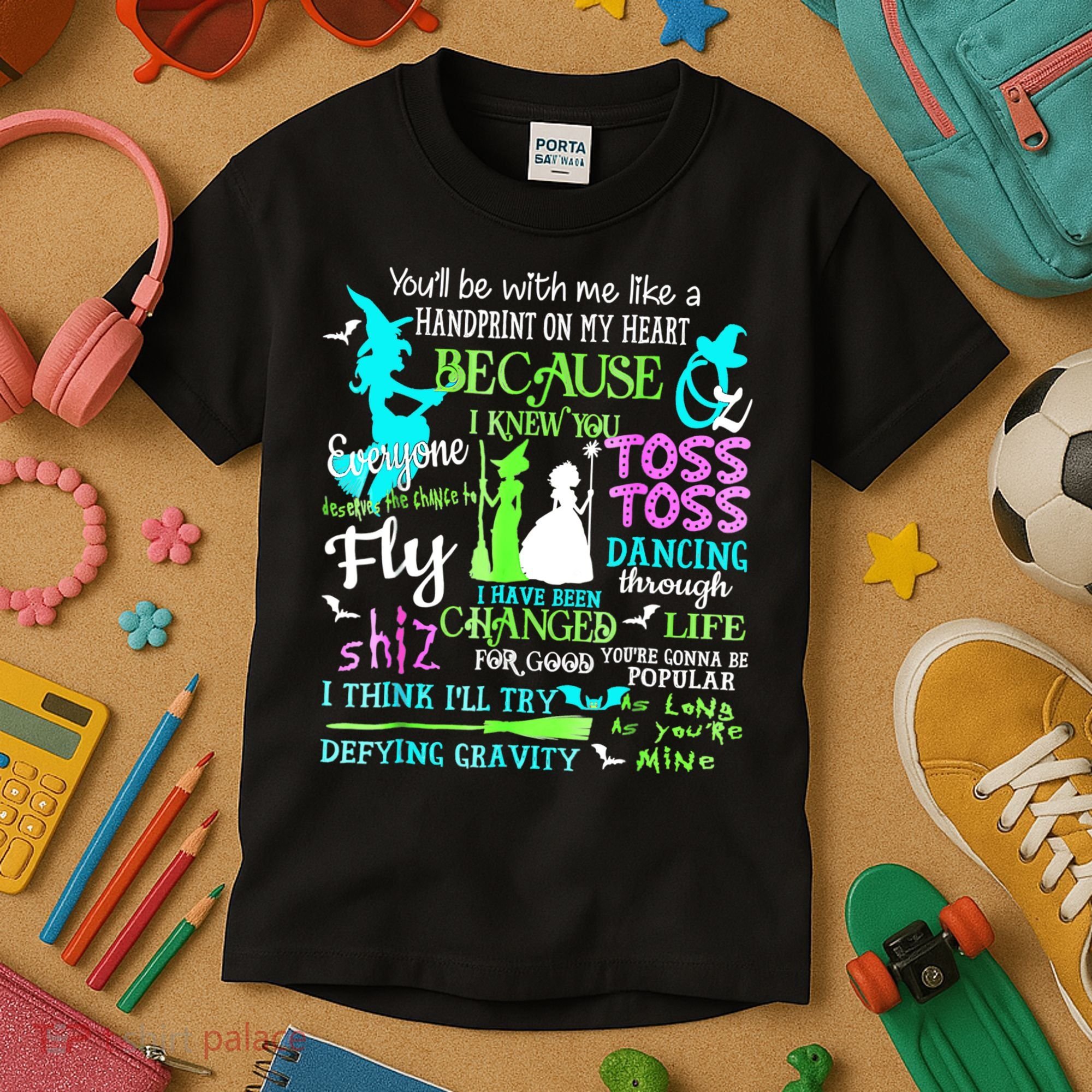 Halloween Wicked Musical Kids T-Shirt